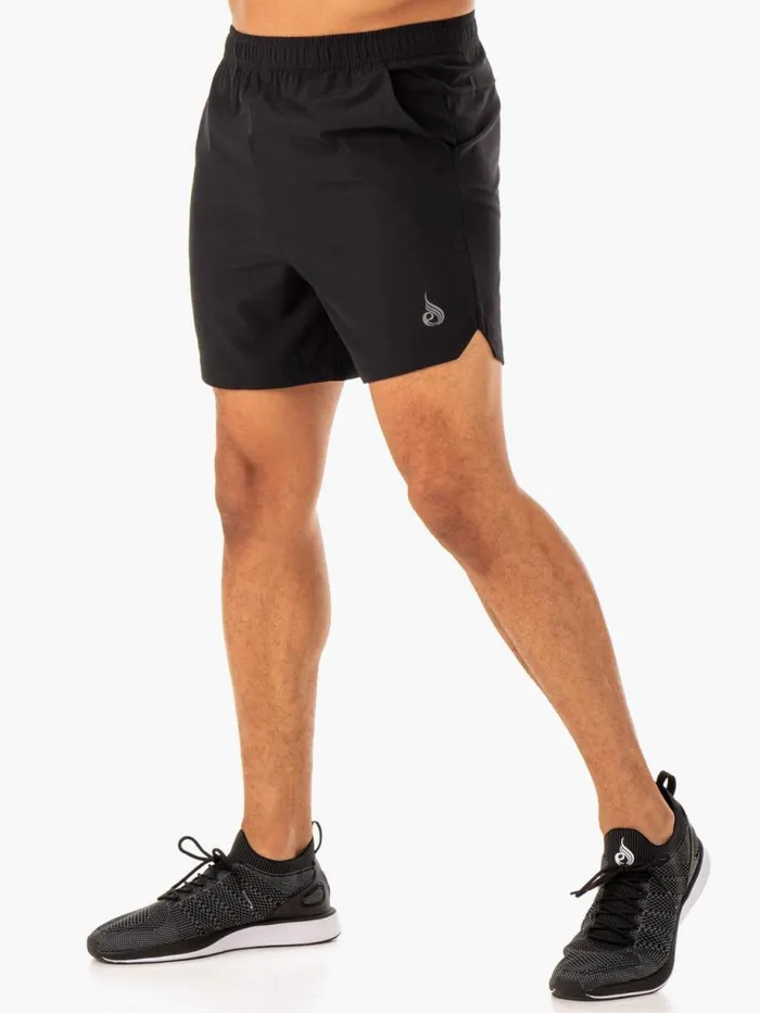 Gym Shorts Mens Ryderwear Division Training Shorts Black