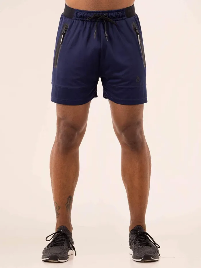 Gym Shorts Mens Ryderwear Emerge Mesh Short Navy