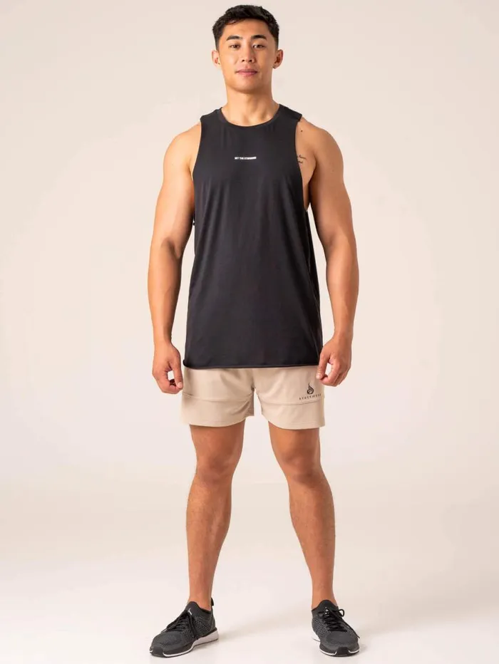 Gym Shorts Mens Ryderwear Emerge Mesh Short Sand