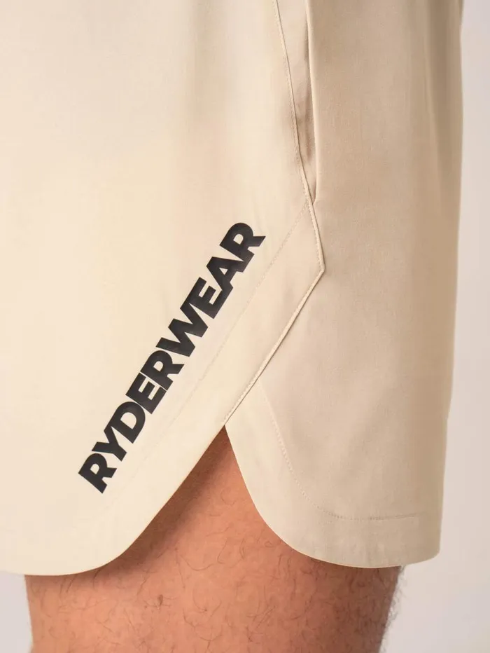 Gym Shorts Mens Ryderwear Emerge Training Short Sand