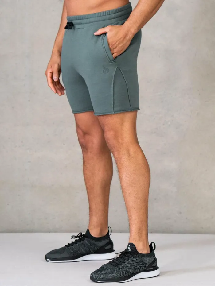 Gym Shorts Mens Ryderwear Force 6034 Track Short Fern Green