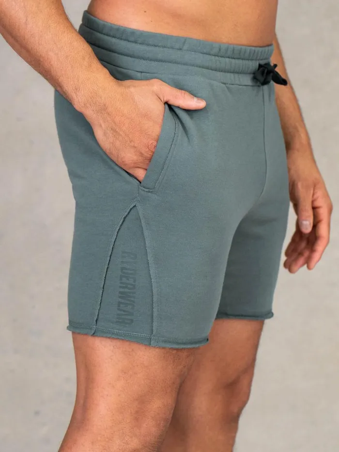 Gym Shorts Mens Ryderwear Force 6034 Track Short Fern Green