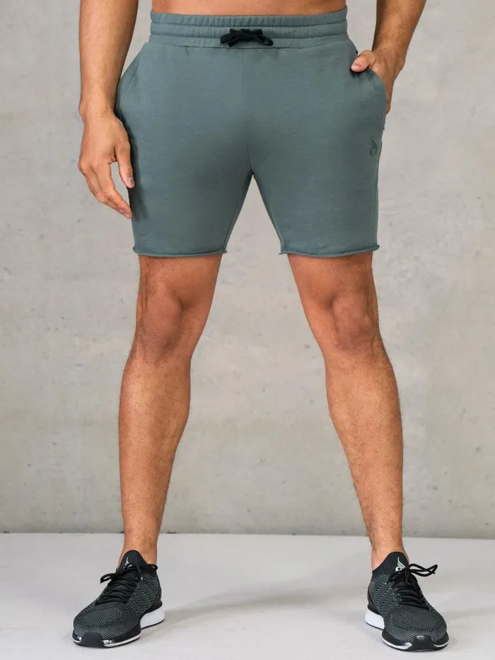 Gym Shorts Mens Ryderwear Force 6034 Track Short Fern Green