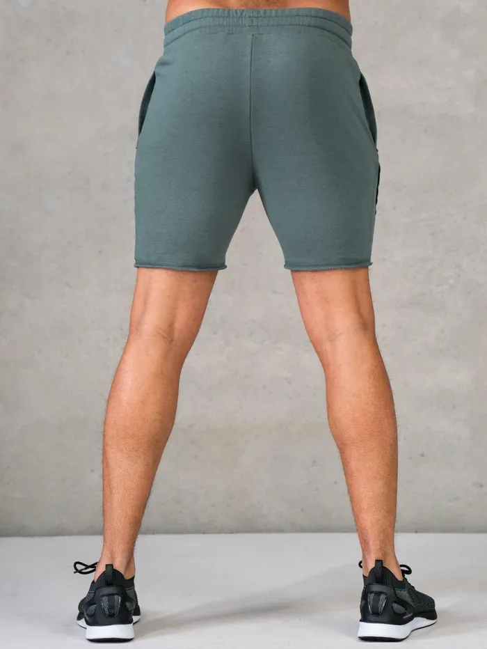 Gym Shorts Mens Ryderwear Force 6034 Track Short Fern Green