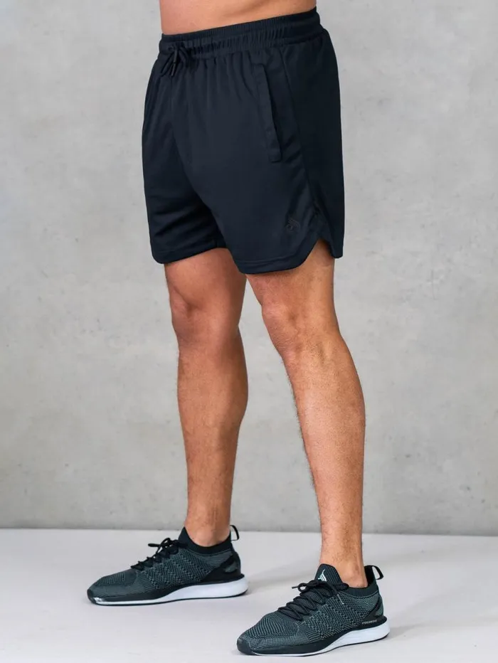 Gym Shorts Mens Ryderwear Legacy Mesh Training Shorts Black