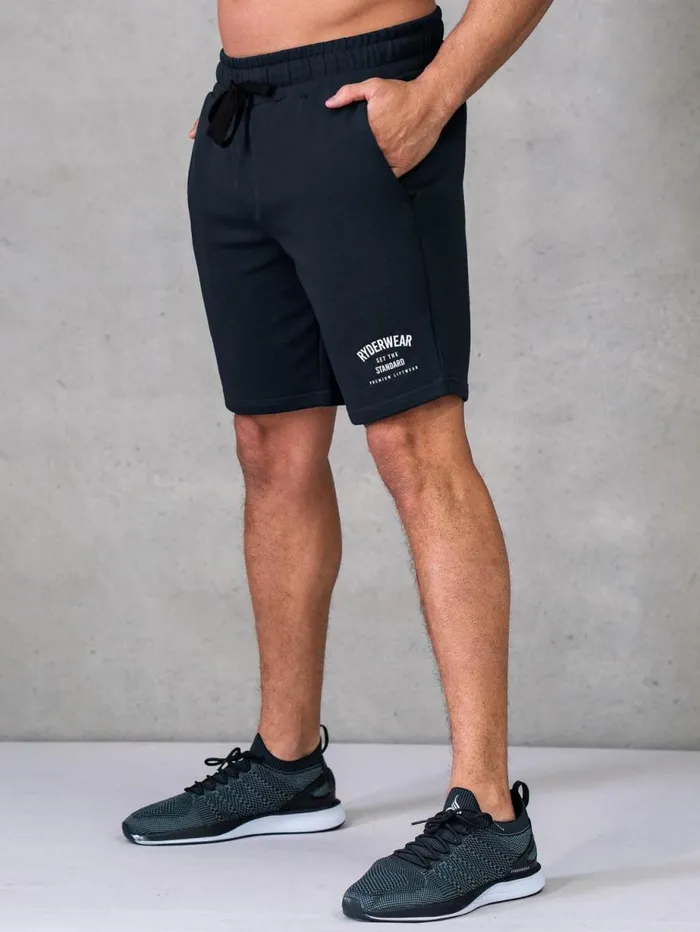 Gym Shorts Mens Ryderwear Legacy Track Shorts Black