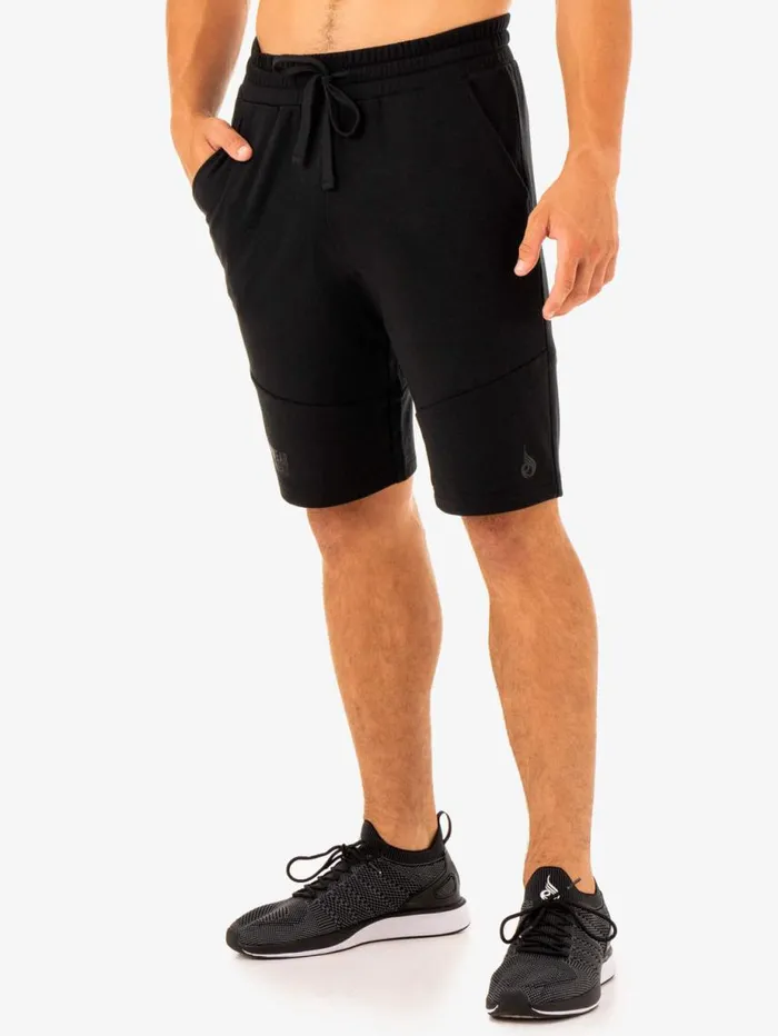 Gym Shorts Mens Ryderwear Limitless Track Short Black