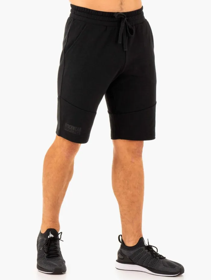 Gym Shorts Mens Ryderwear Limitless Track Short Black