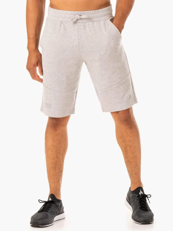 Gym Shorts Mens Ryderwear Limitless Track Short Grey Marl