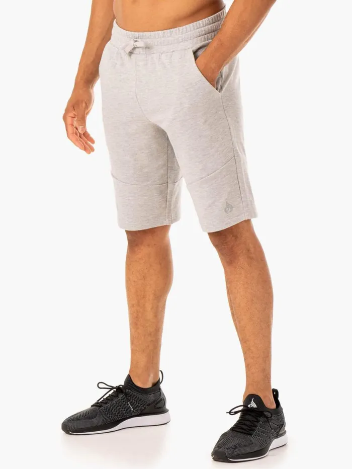 Gym Shorts Mens Ryderwear Limitless Track Short Grey Marl