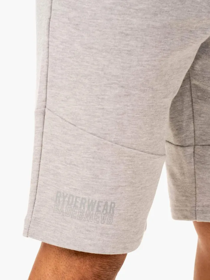 Gym Shorts Mens Ryderwear Limitless Track Short Grey Marl