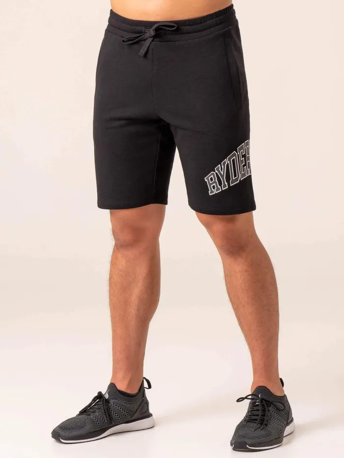 Gym Shorts Mens Ryderwear Men039s Collegiate Track Short Black