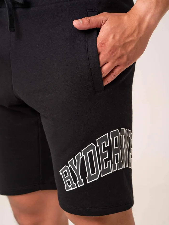 Gym Shorts Mens Ryderwear Men039s Collegiate Track Short Black