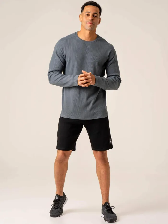Gym Shorts Mens Ryderwear Men039s Waffle Lounge Shorts Black