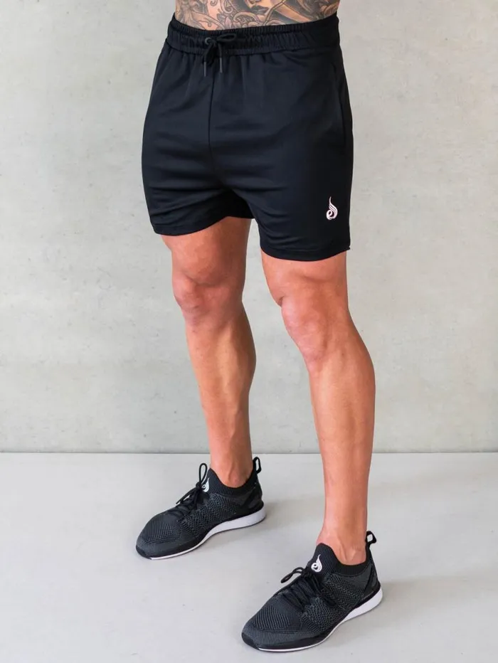 Gym Shorts Mens Ryderwear Octane Mesh Shorts Faded Black