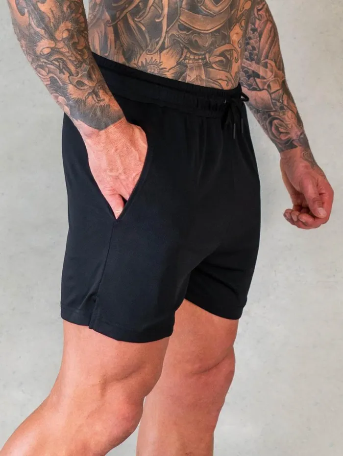 Gym Shorts Mens Ryderwear Octane Mesh Shorts Faded Black