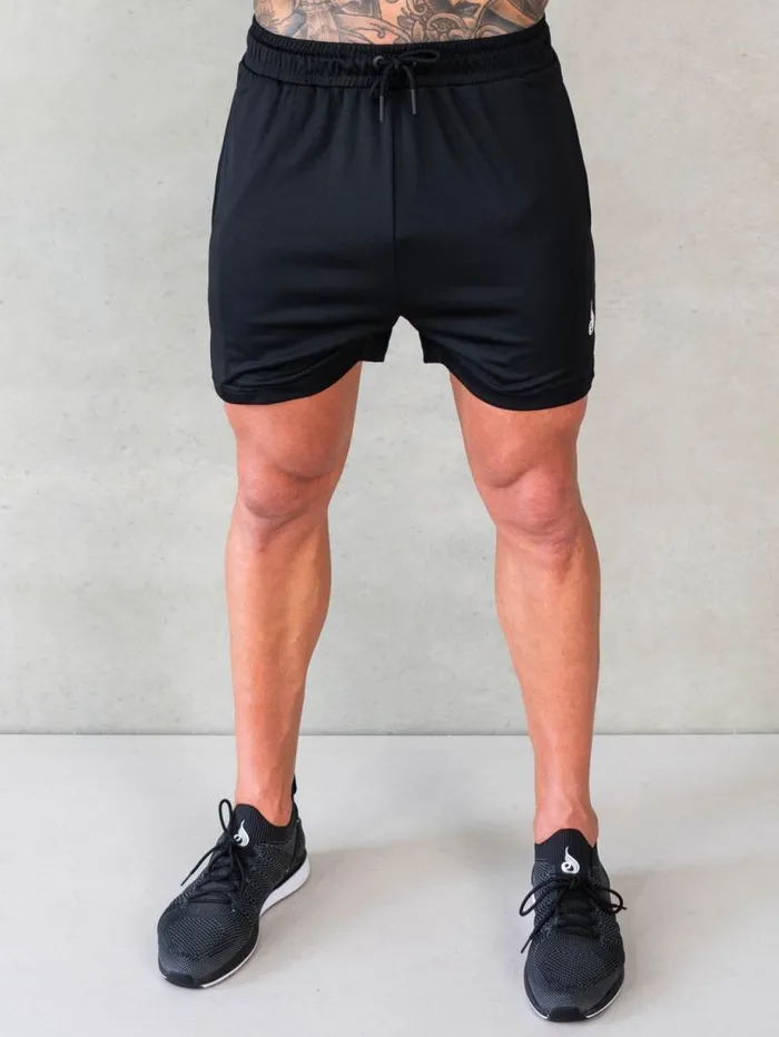 Gym Shorts Mens Ryderwear Octane Mesh Shorts Faded Black