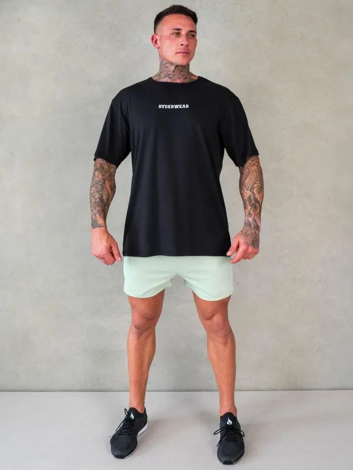 Gym Shorts Mens Ryderwear Octane Mesh Shorts Mint