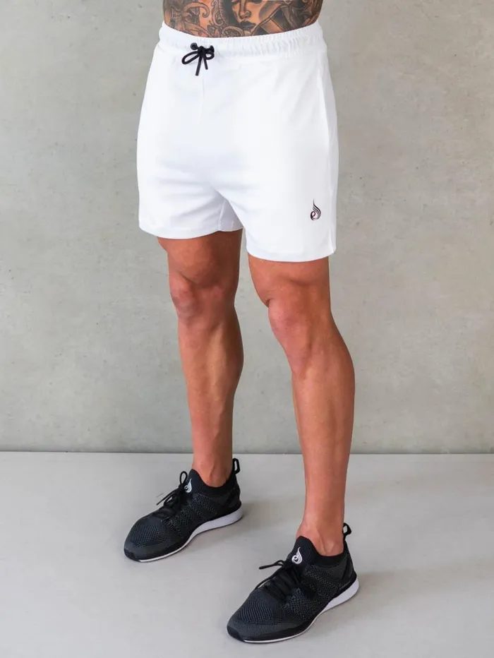 Gym Shorts Mens Ryderwear Octane Mesh Shorts White