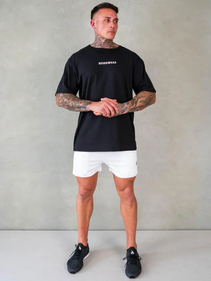 Gym Shorts Mens Ryderwear Octane Mesh Shorts White