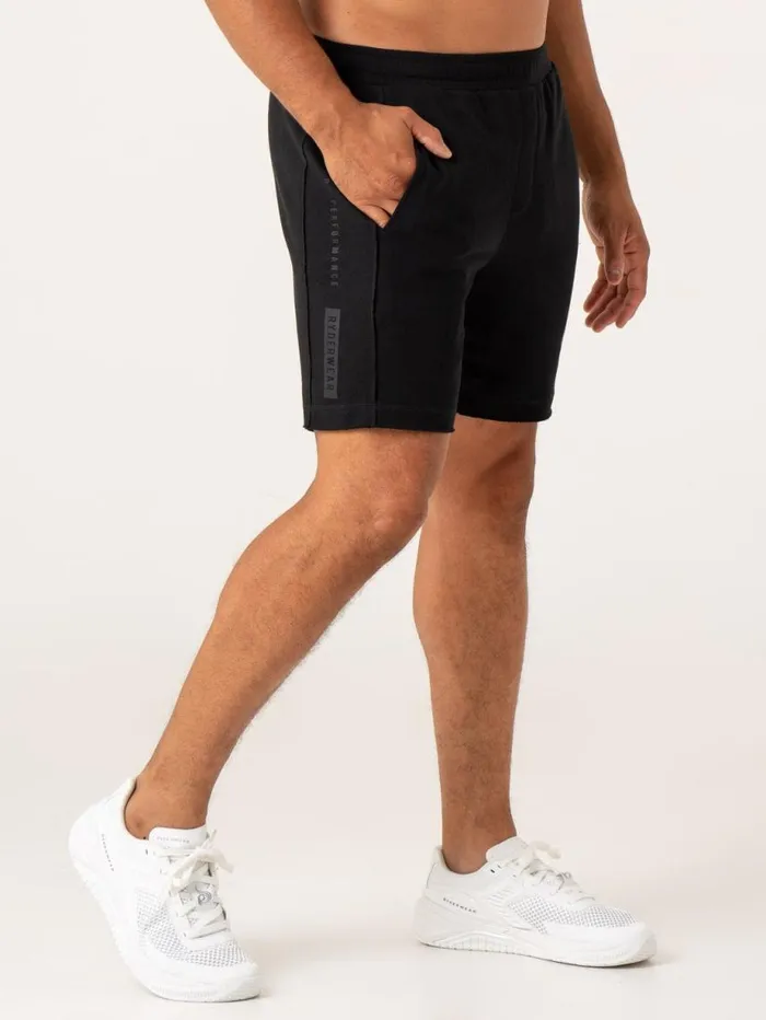 Gym Shorts Mens Ryderwear Pursuit Track Shorts Black