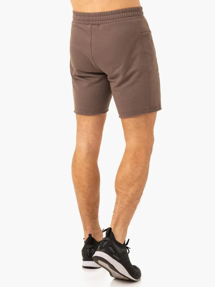 Gym Shorts Mens Ryderwear Pursuit Track Shorts Taupe