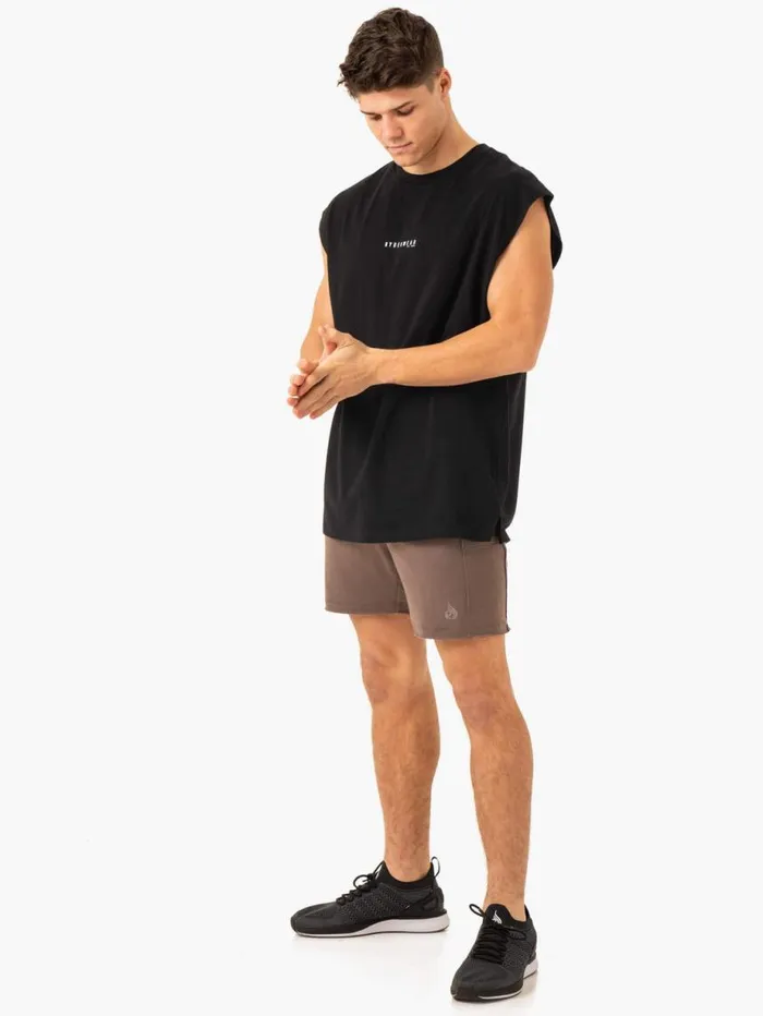 Gym Shorts Mens Ryderwear Pursuit Track Shorts Taupe