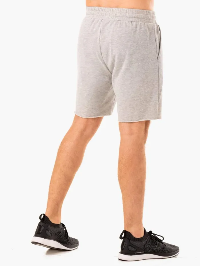 Gym Shorts Mens Ryderwear Recharge Track Gym Short Grey Marl