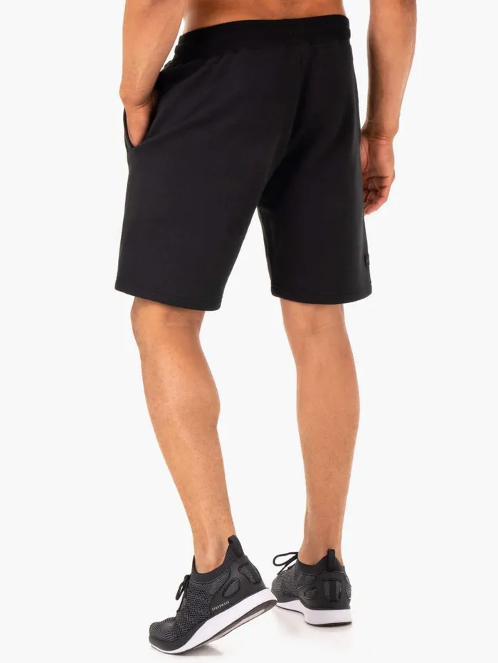 Gym Shorts Mens Ryderwear Recharge Track Short Black