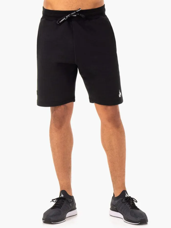 Gym Shorts Mens Ryderwear Recharge Track Short Black