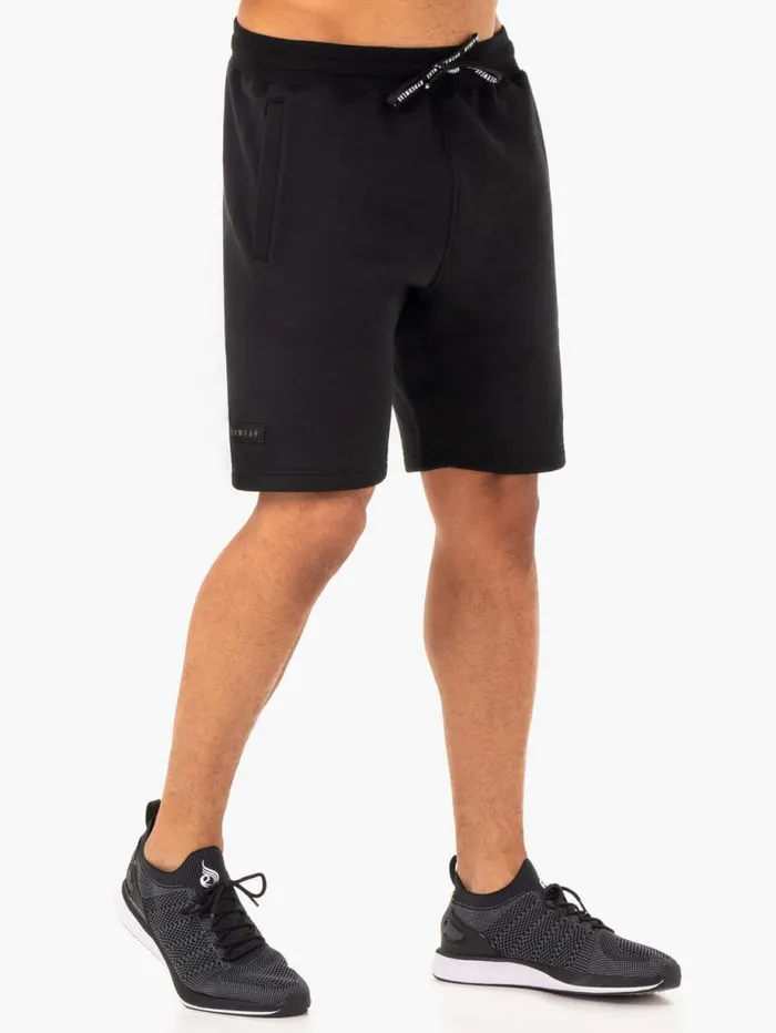 Gym Shorts Mens Ryderwear Recharge Track Short Black