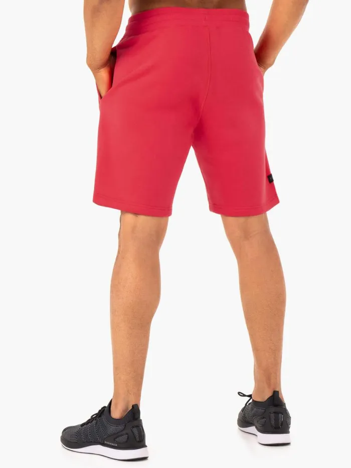 Gym Shorts Mens Ryderwear Recharge Track Short Red
