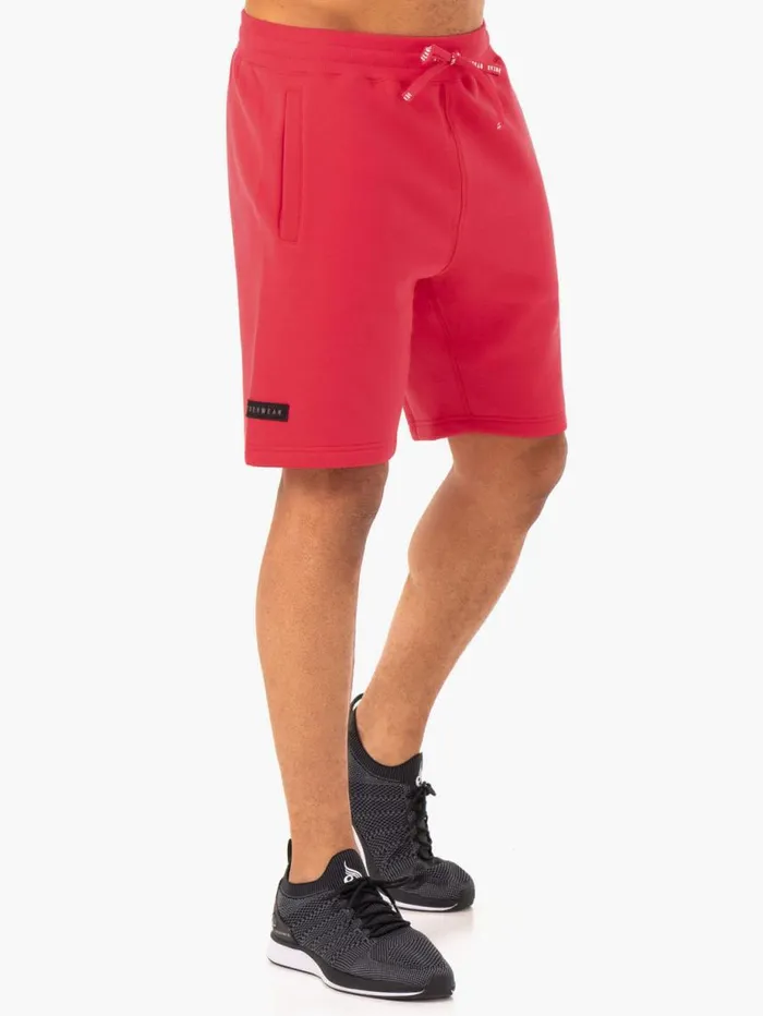 Gym Shorts Mens Ryderwear Recharge Track Short Red