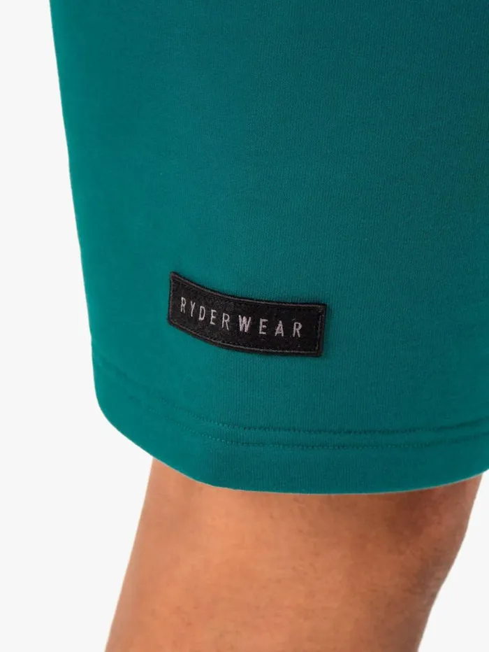 Gym Shorts Mens Ryderwear Recharge Track Short Teal