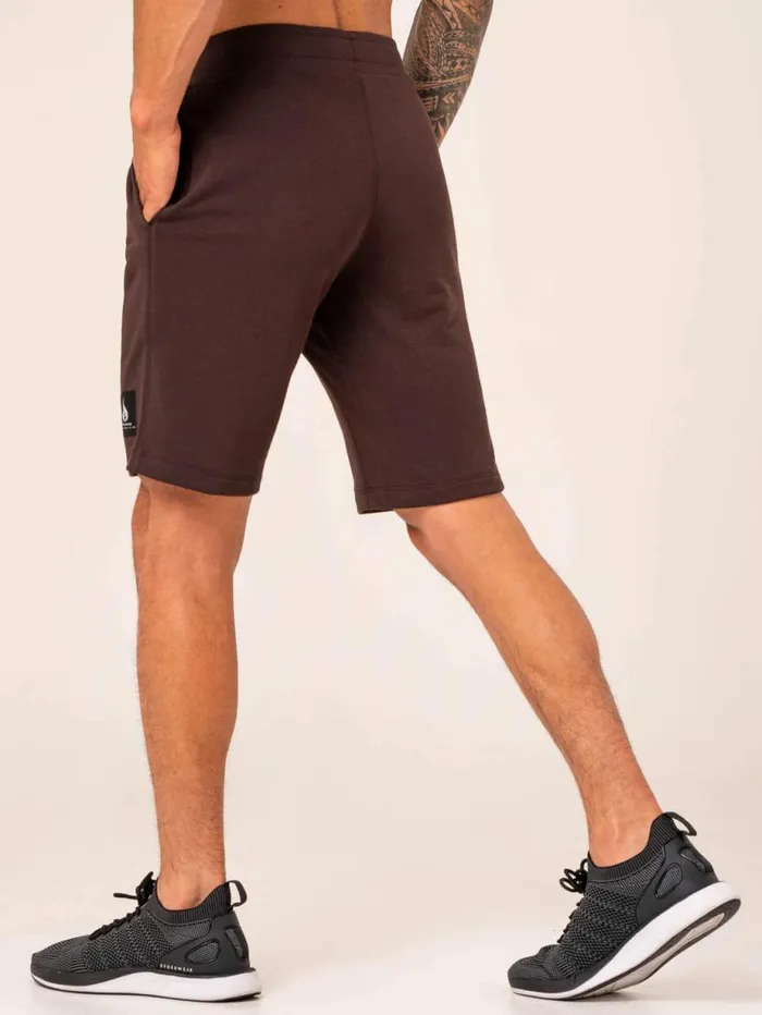 Gym Shorts Mens Ryderwear Terrain Track Shorts Dark Oak