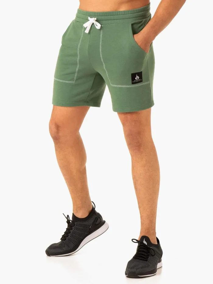Gym Shorts Mens Ryderwear Vital Track Short Green