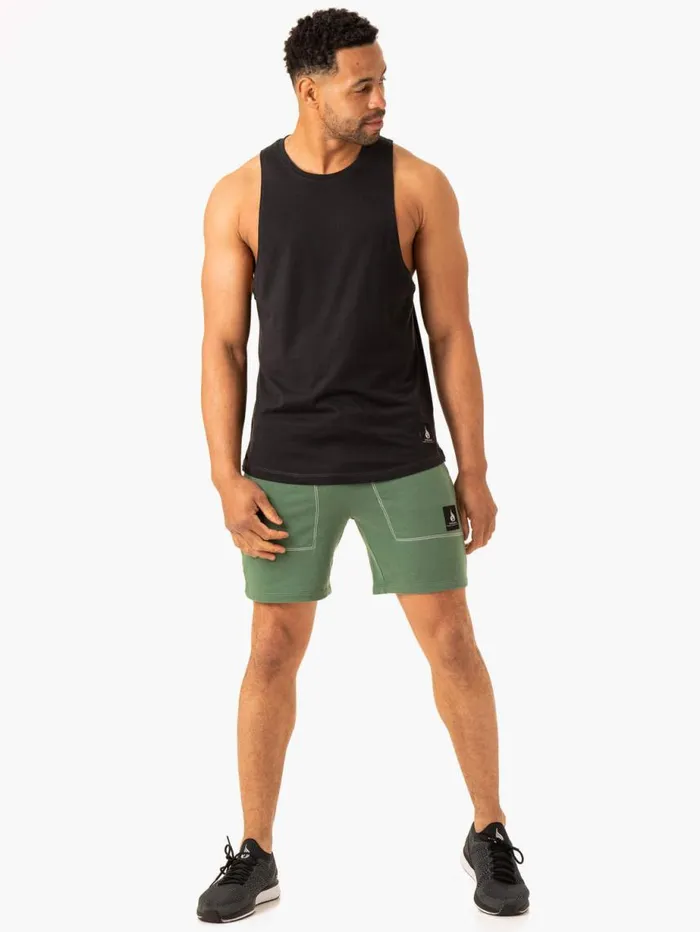 Gym Shorts Mens Ryderwear Vital Track Short Green
