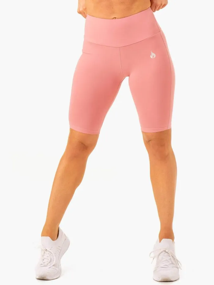 Gym Shorts Womens Ryderwear Action Bike Short Blush Pink