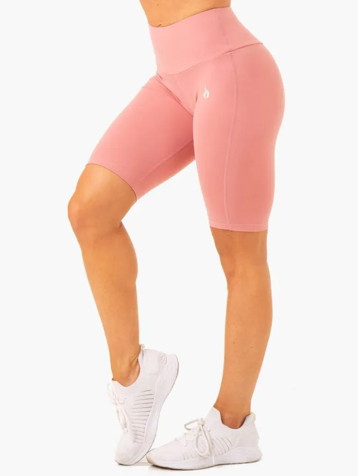 Gym Shorts Womens Ryderwear Action Bike Short Blush Pink