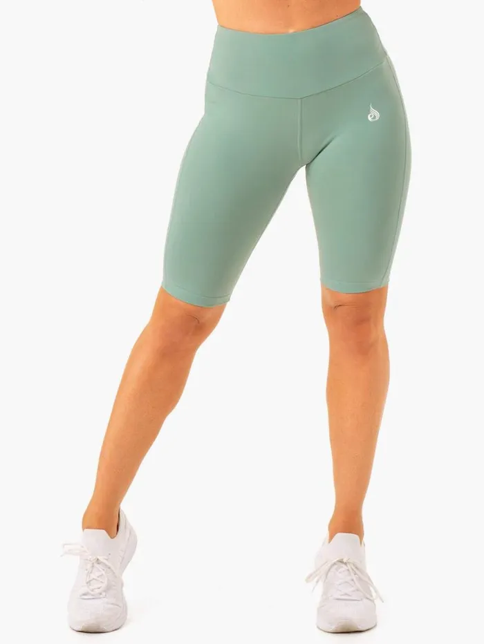 Gym Shorts Womens Ryderwear Action Bike Short Sage