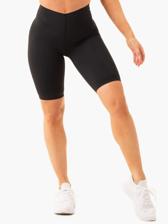 Gym Shorts Womens Ryderwear Extend Compression Bike Shorts Black