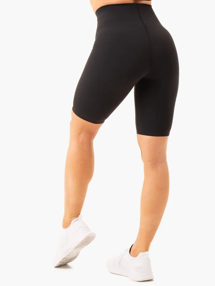 Gym Shorts Womens Ryderwear Extend Compression Bike Shorts Black