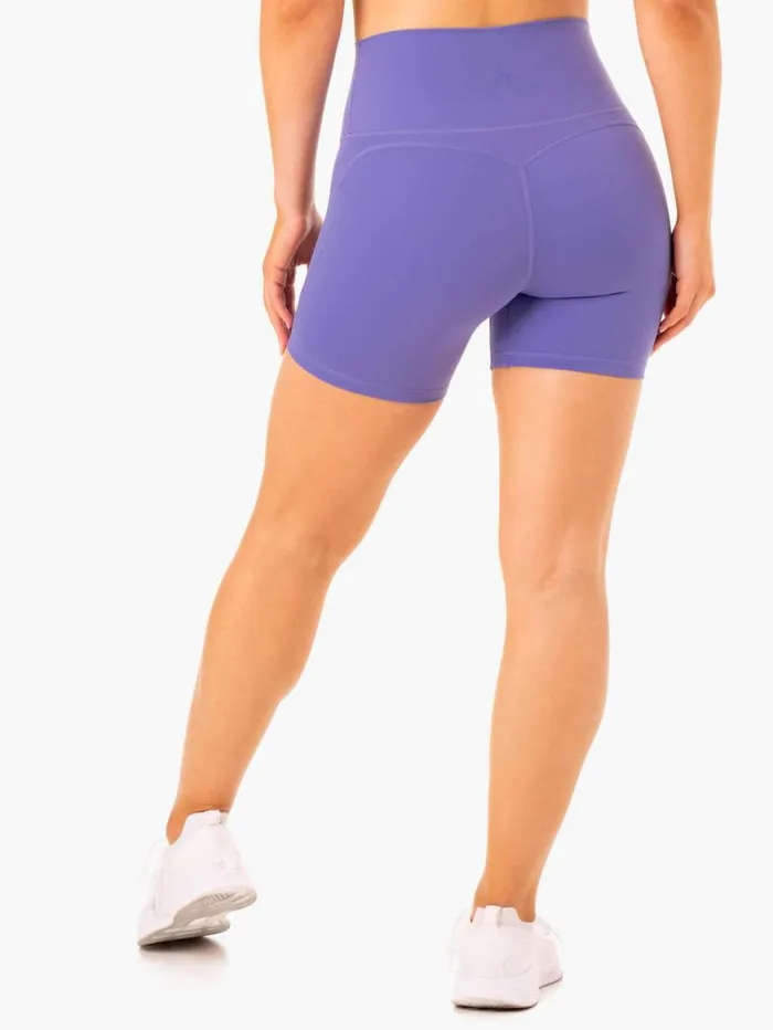 Gym Shorts Womens Ryderwear NKD Align Shorts Purple