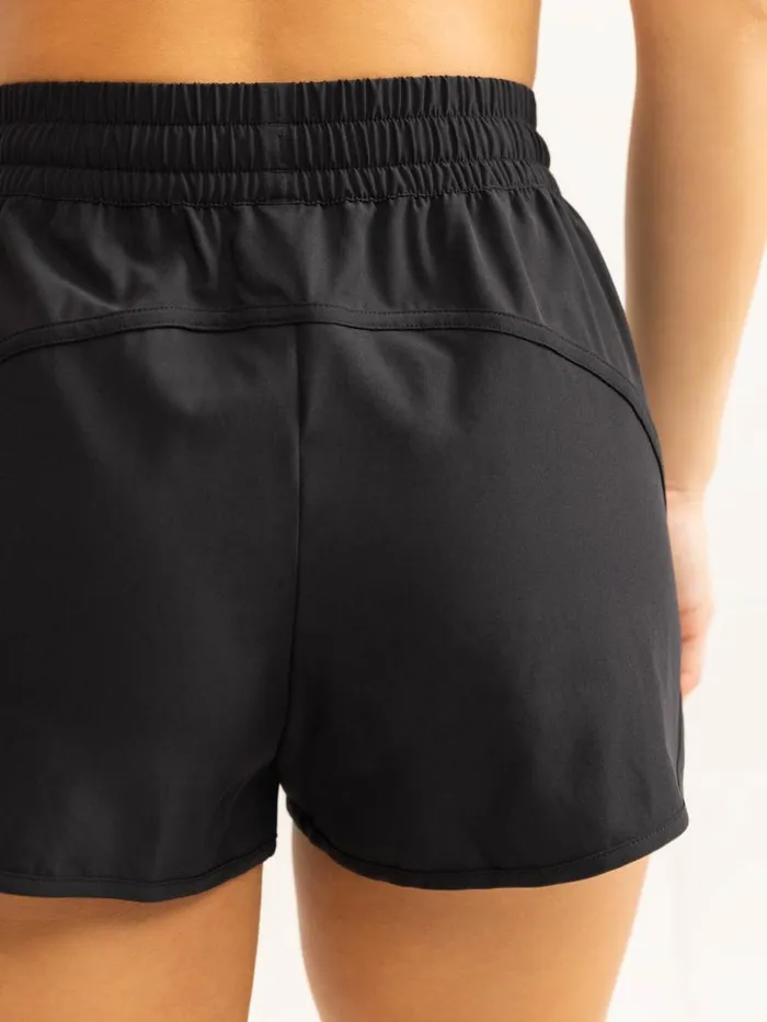 Gym Shorts Womens Ryderwear Persist Training Shorts Black