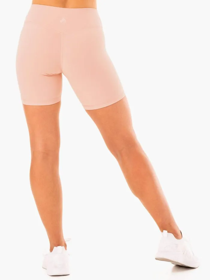 Gym Shorts Womens Ryderwear Replay High Waisted Shorts Nude