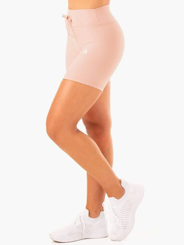 Gym Shorts Womens Ryderwear Replay High Waisted Shorts Nude