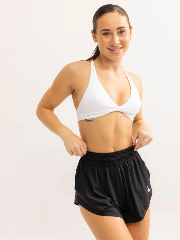 Gym Shorts Womens Ryderwear Soft Tech Shorts Black