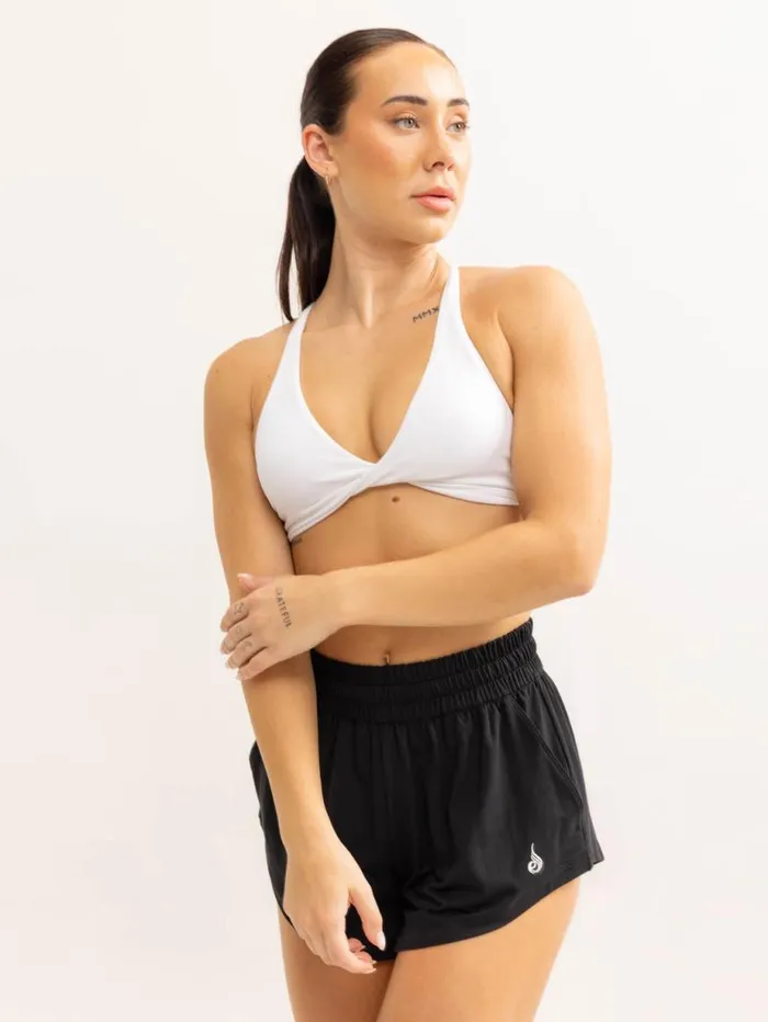 Gym Shorts Womens Ryderwear Soft Tech Shorts Black