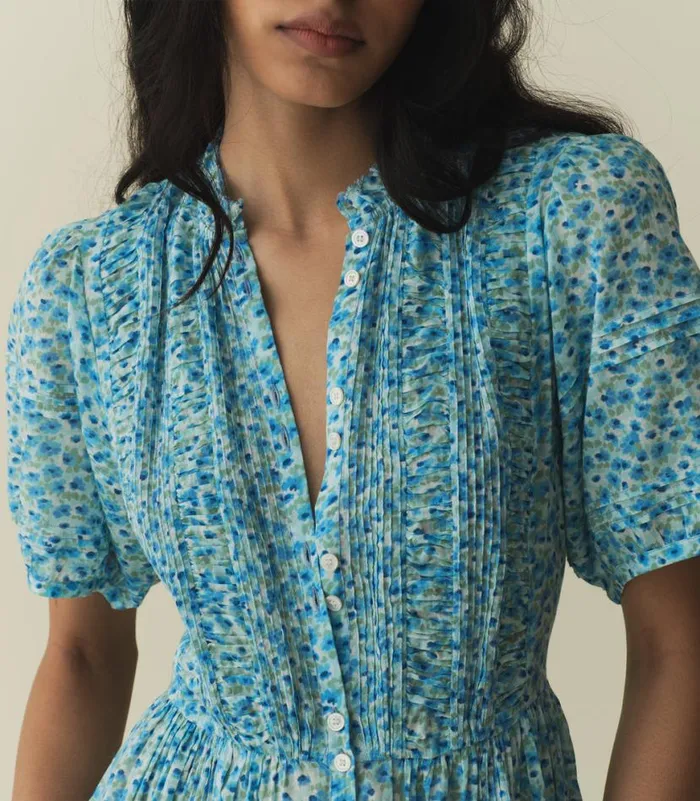 HALEIGH DRESS Bleu Daisy Fields Shop DEN Dresses