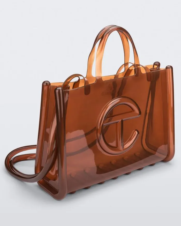 Handbags Women Melissa Large Jelly Shopper Brown